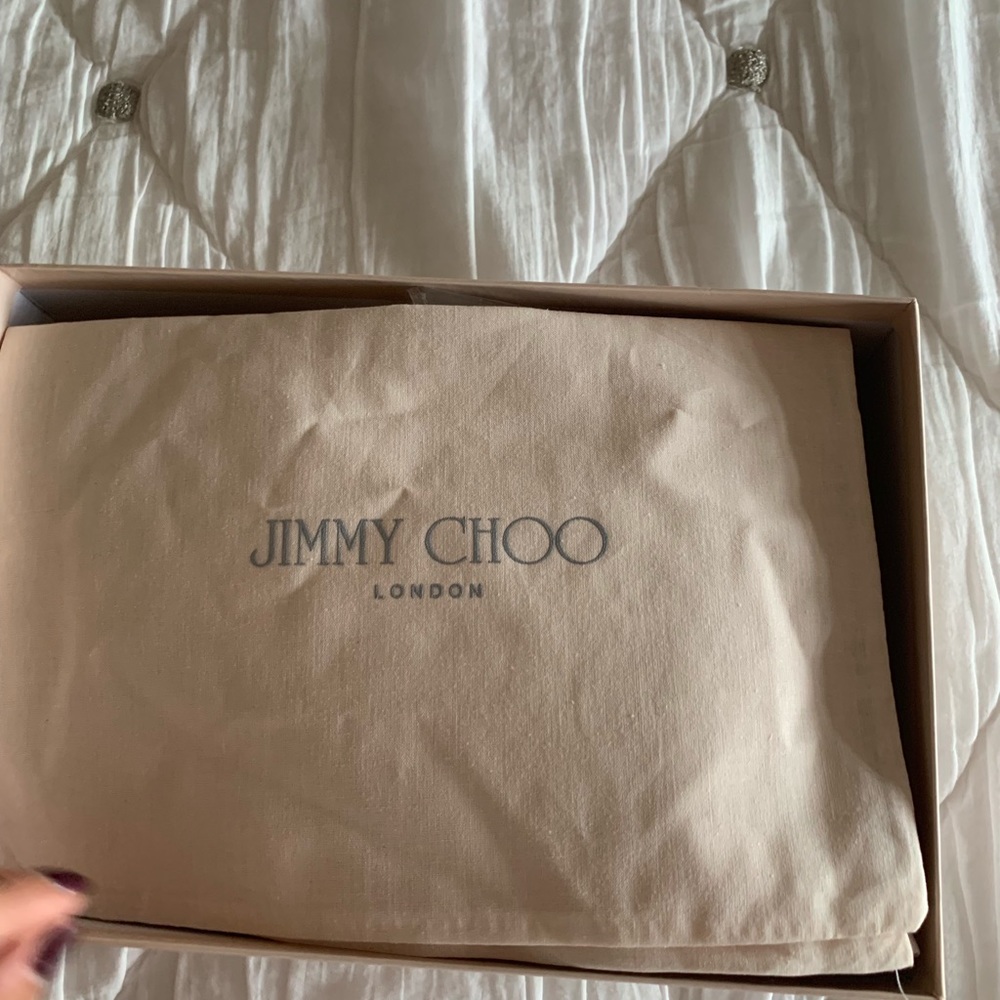 Jimmy Choo metallic shoes size 7 - Picture 4 of 7